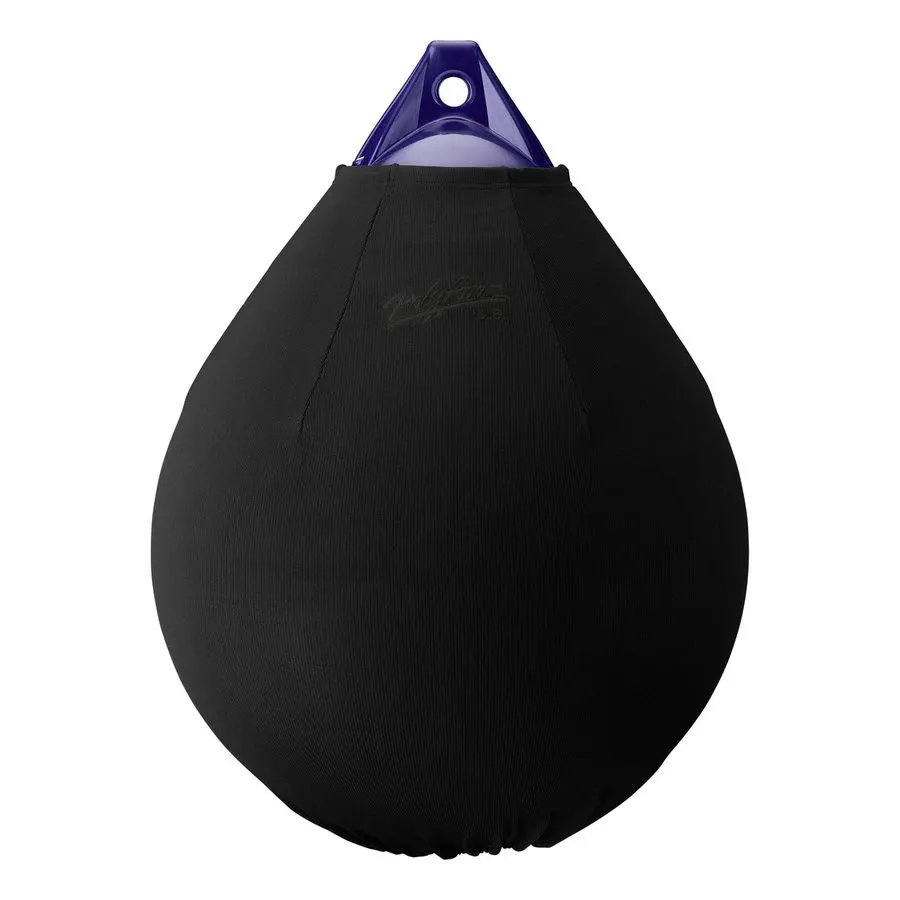UV-Resistant Polyester Fender Cover 21 x 65 cm - Black