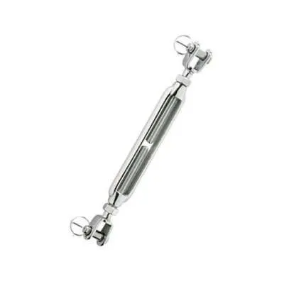 316 Stainless Steel Open-Body Turnbuckle Toggle & Jaw M10
