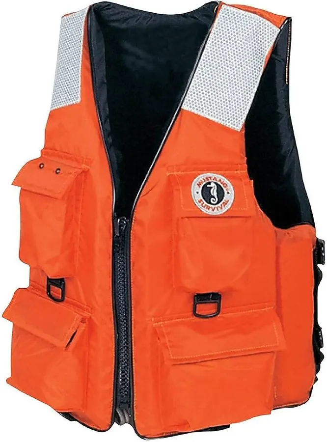 4-Pocket Life Vest, Orange