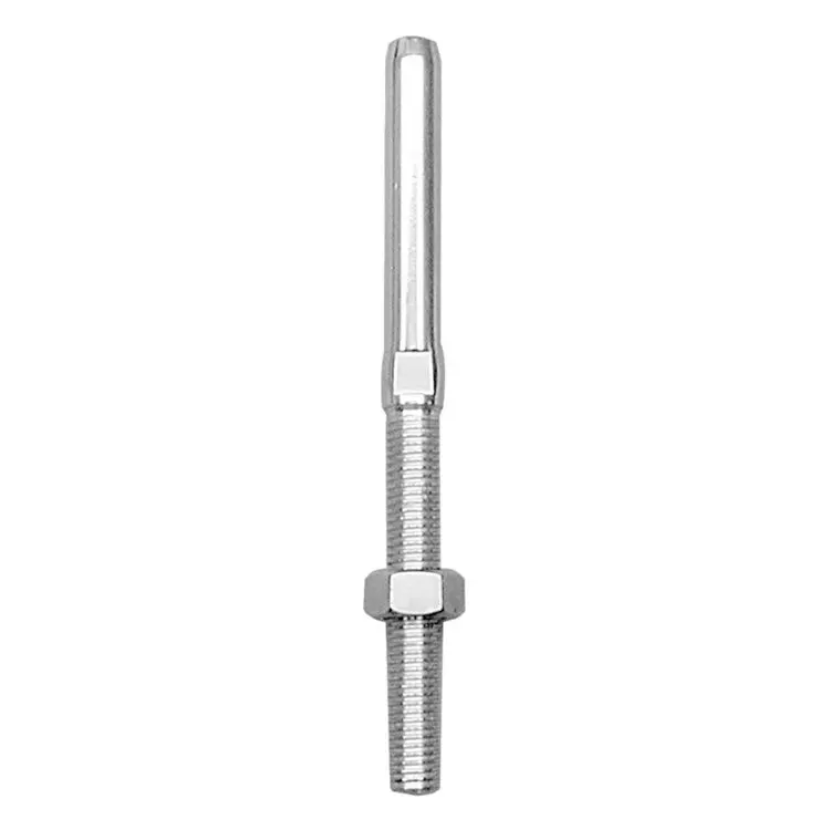 316 Stainless Steel Swage Stud Threaded Terminal M8 (for 5mm Wire)