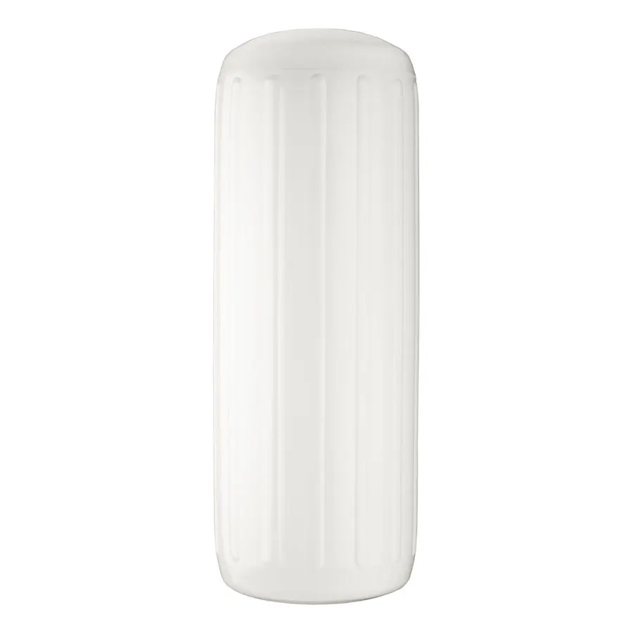 Heavy-Duty Cylindrical Dock Fender 30 x 90 cm - White