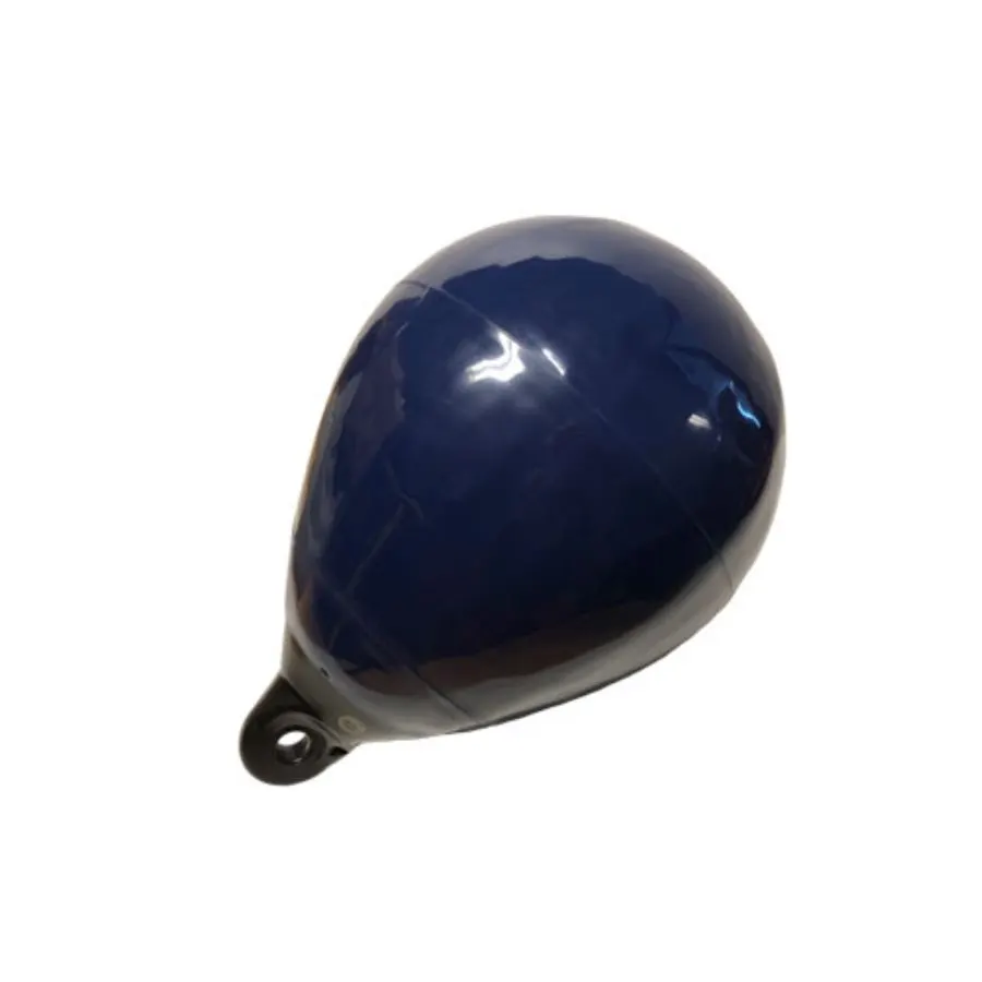 Pre-Rigged Ball Fender with Rope 30 cm - Navy Blue