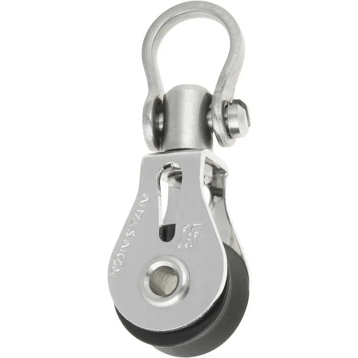22mm Micro Single Block with Heavy-Duty Swivel Shackle Head