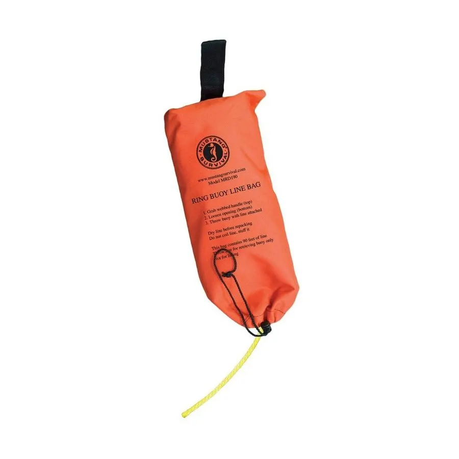 90' Floating Ring Buoy Line - Yellow Polypropylene