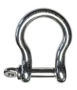 M32 Heavy Bow Chain Shackle, 316 Stainless