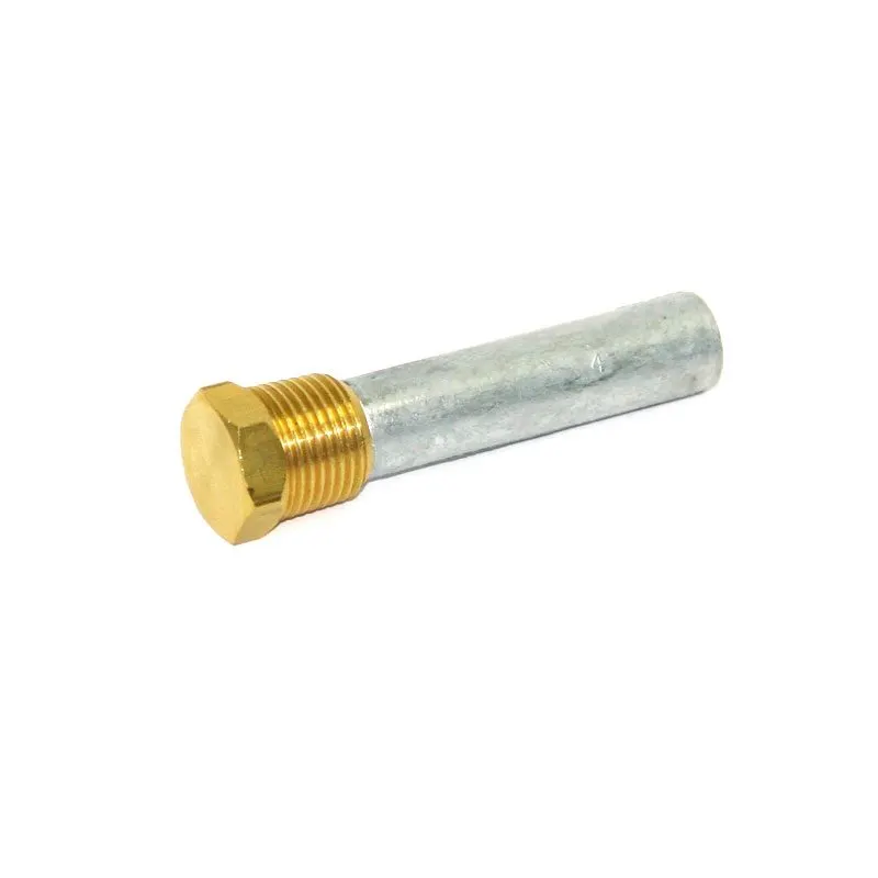 Generator Zinc Pencil Anode with Plug - Heat Exchanger