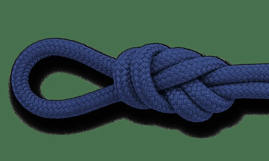 5/8" x 35 ft Double Braid Nylon Spring Line, Navy