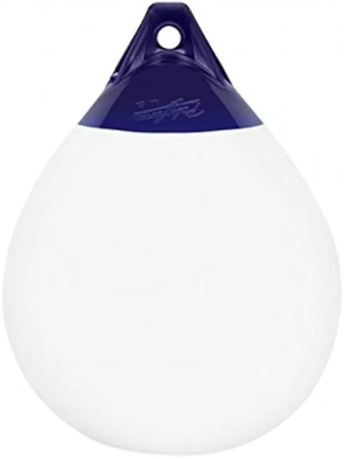 Twin-Eye Spherical Ball Fender 35 cm - White