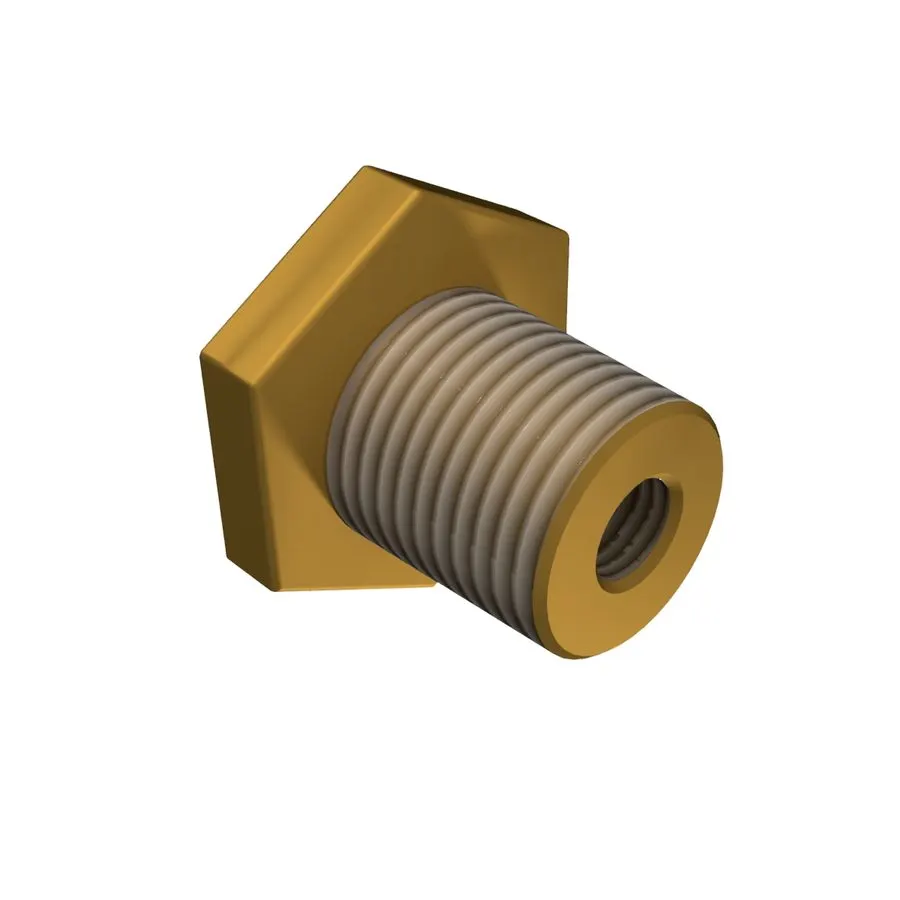 Brass Plug for Pencil Anode - 3/8" NPT