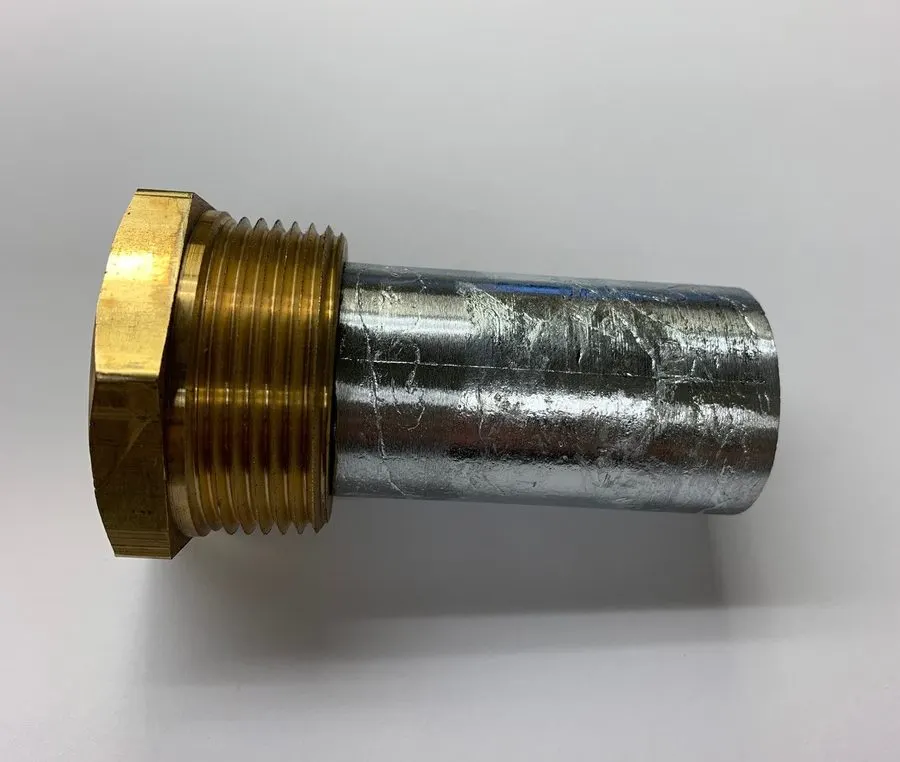 Zinc Pencil Anode 7/16" UNC (Bare)
