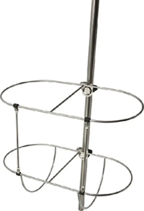 Stainless Rail-Mount Dual Fender Holder