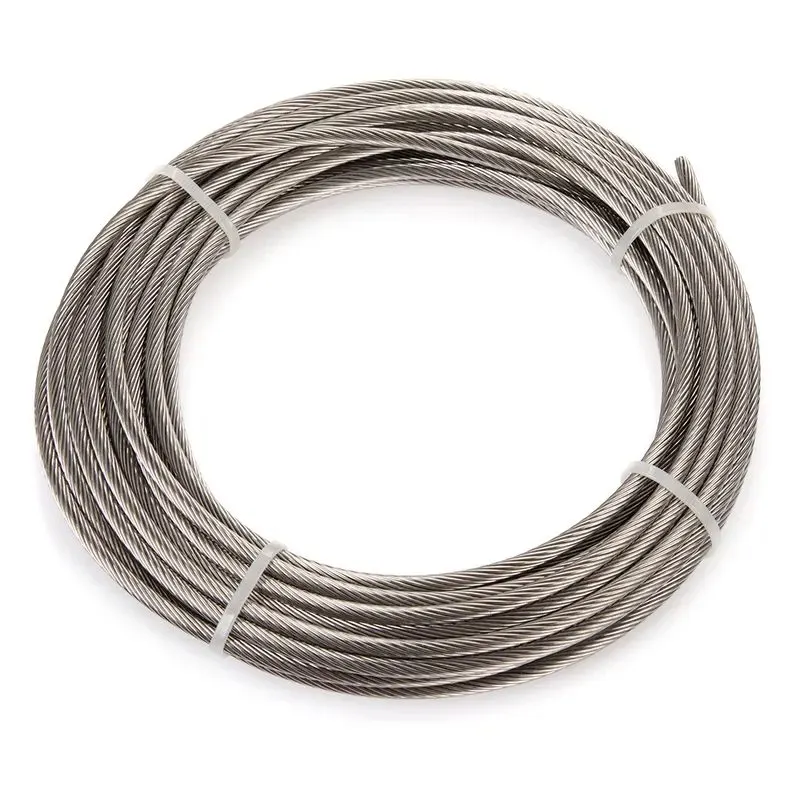 316 Stainless Steel 1x19 Wire Rope 3mm (per metre)