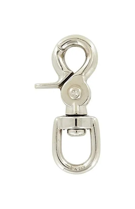 70mm Jaw-Swivel Snap Hook with Split-Ring Trigger
