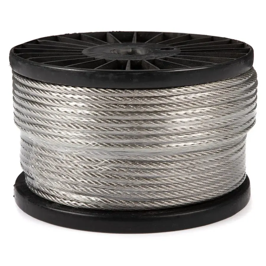 316 Stainless Steel 7x7 Flexible Wire Rope 3mm (per metre)