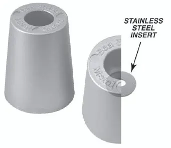 Zinc Thin Shaft Collar Anode - 1-1/4" (32mm)