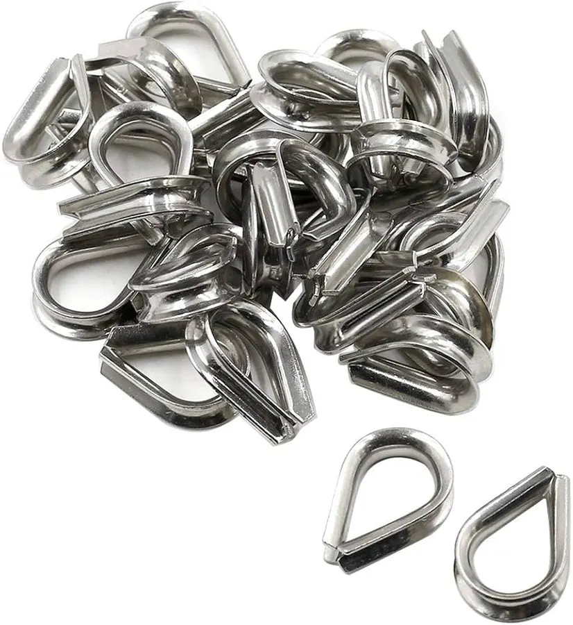 316 Stainless Steel Wire Rope Thimble 5mm (3/16")