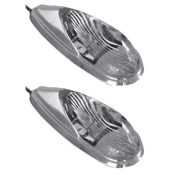 LED Side Marker Lights, Vertical Flush Mount (Pair)