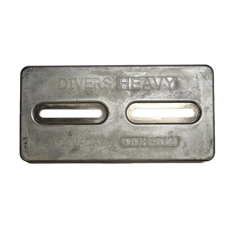 DP-612 Streamlined Bolt-On Hull Anode – Zinc, 6 x 12 in