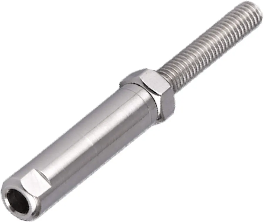 316 Stainless Steel Hand-Swage Stud Terminal (for 3mm Wire)