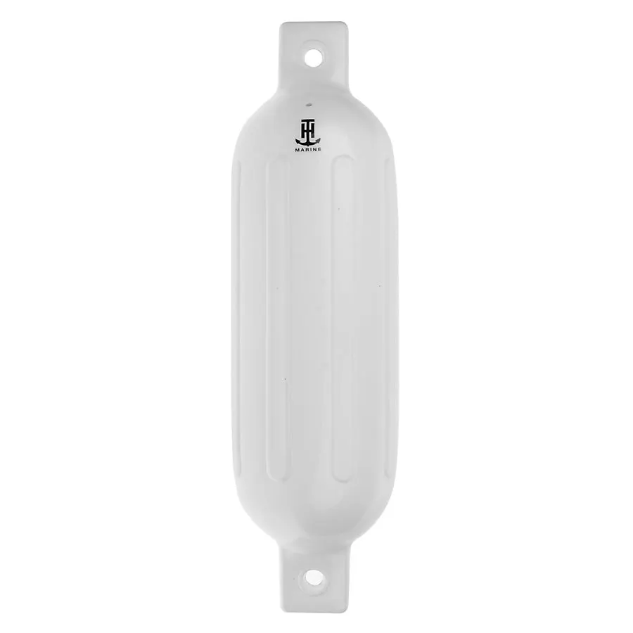Pontoon Contour Cylindrical Fender 20 x 65 cm - White