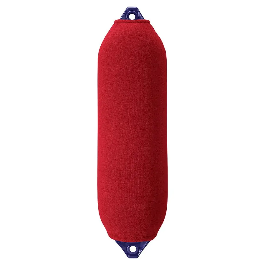 Knitted Acrylic Cylindrical Fender Cover 18 x 62 cm - Red