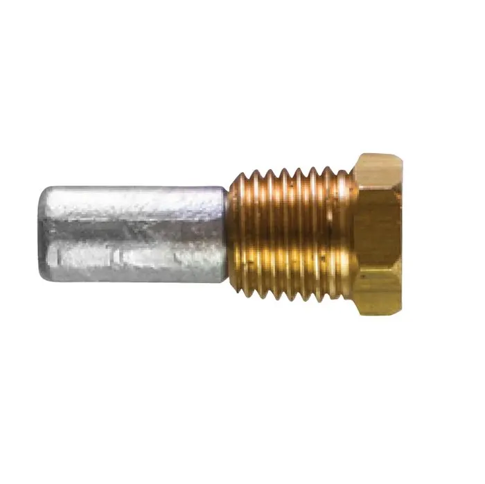 Marine Diesel Pencil Anode with Plug - 1/4" BSPT