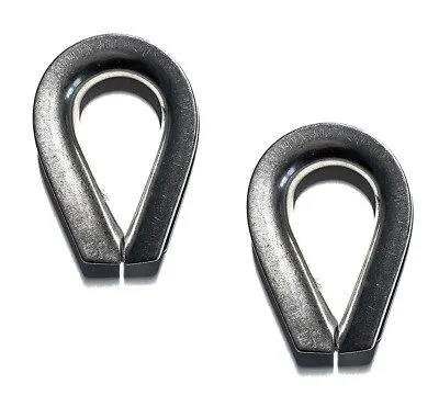 316 Stainless Steel Heavy Duty Thimble 10mm (3/8")