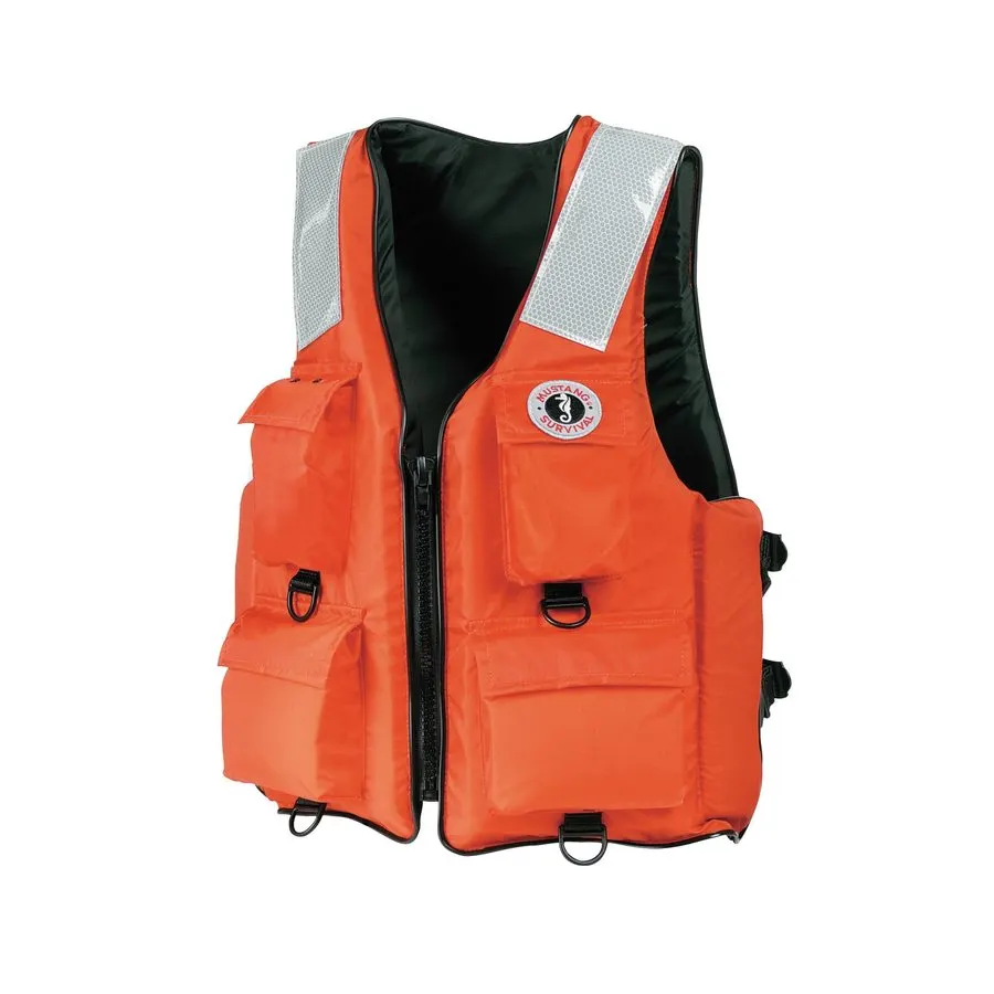 4-Pocket Life Vest, Orange