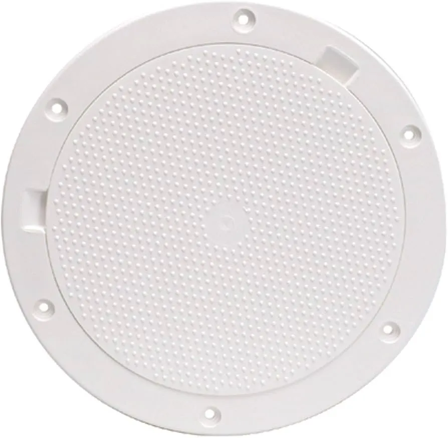 Non-Skid Deck Plate with Latched Centre Cap