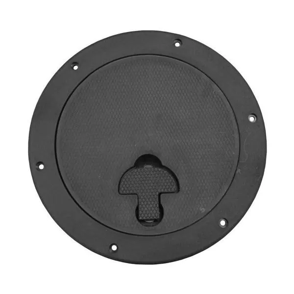Non-Skid Deck Plate with Latched Centre Cap