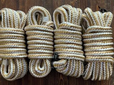 5/8" x 35 ft Double Braid Nylon Spring Line, Navy