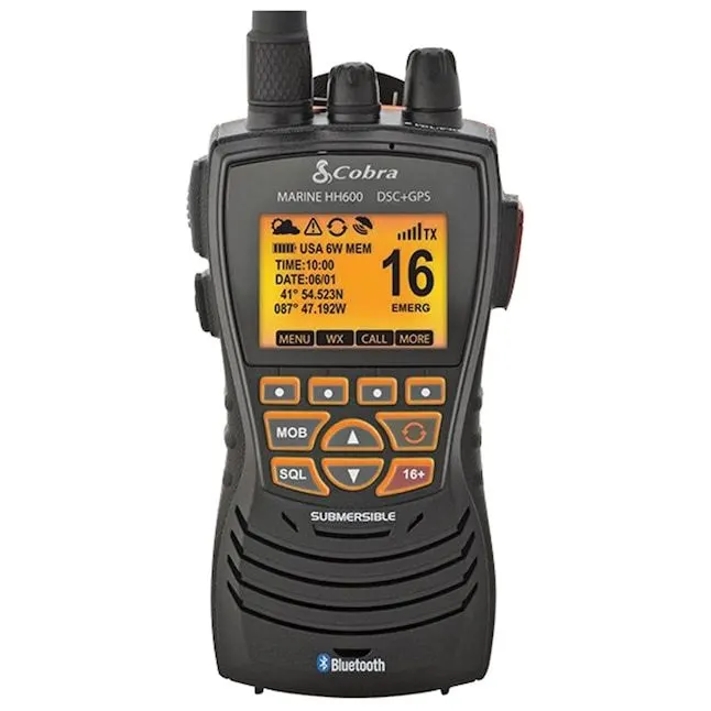 Floating DSC/GPS Handheld VHF, Black