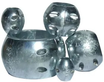 Zinc Egg Propeller Shaft Anode - 1" (25mm)