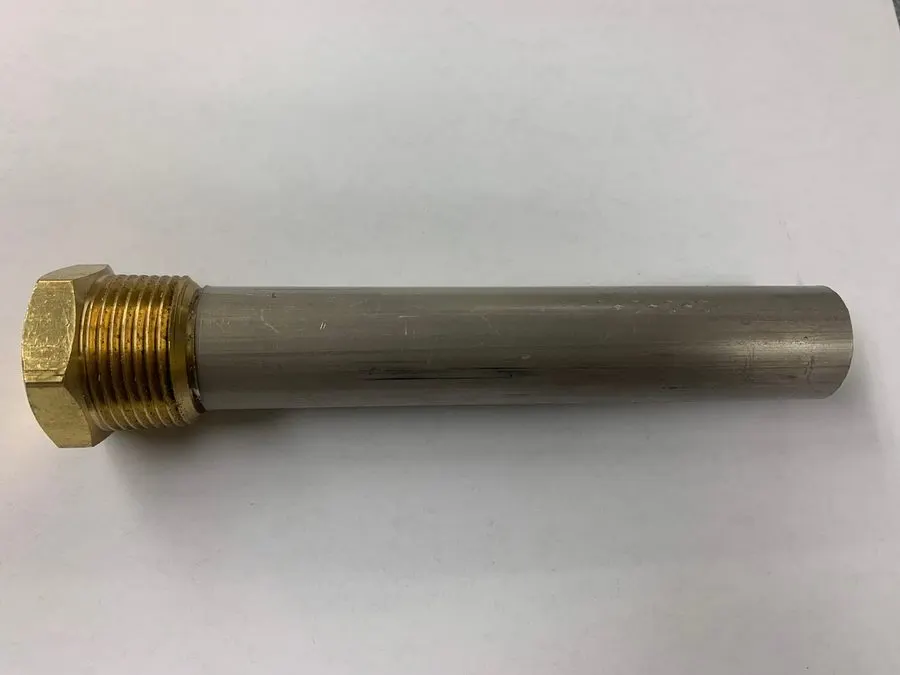Magnesium Universal 1/2" NPT Pencil Anode with Plug - Freshwater Lakes