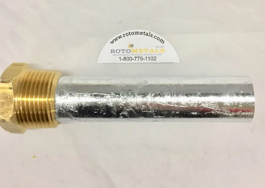 Heat Exchanger Anode with Plug - 3/8" NPT