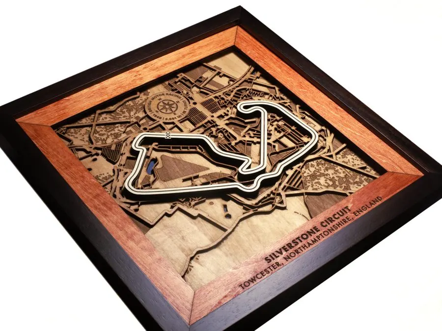 Endurance Motorsport Framed Print — Silver
