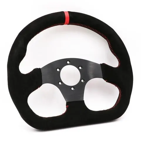 Sunset Orange Replica Racing Steering Wheel Display