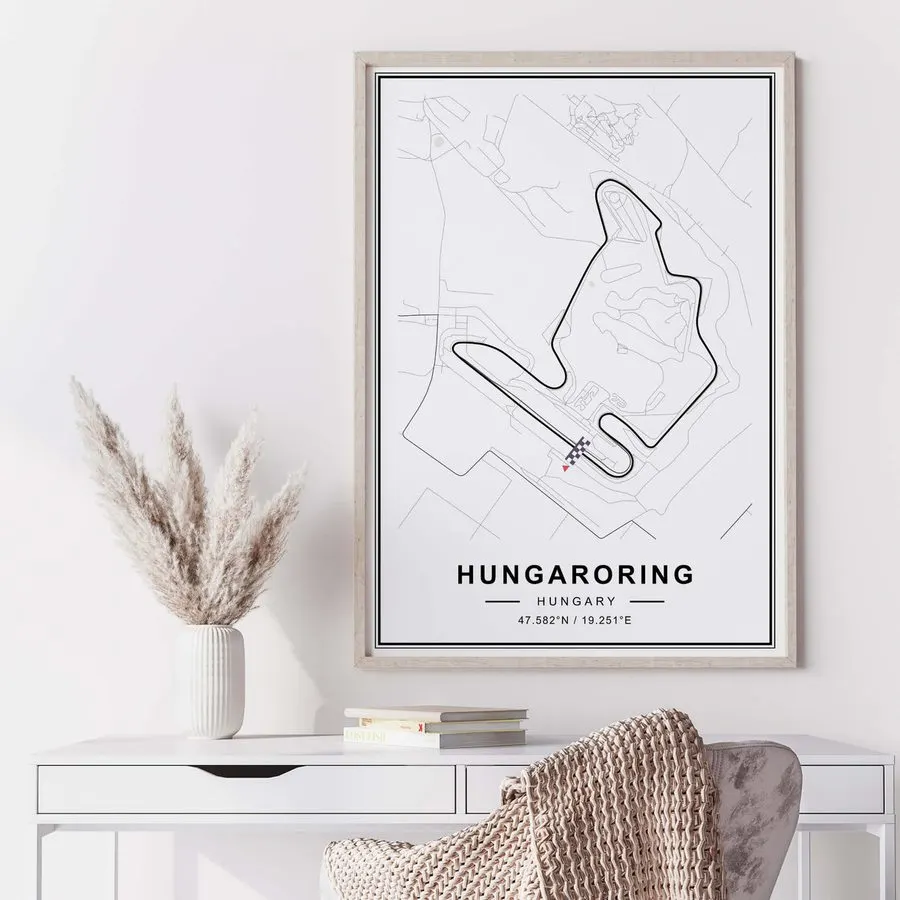 Rally Motorsport Framed Print — Royal Blue