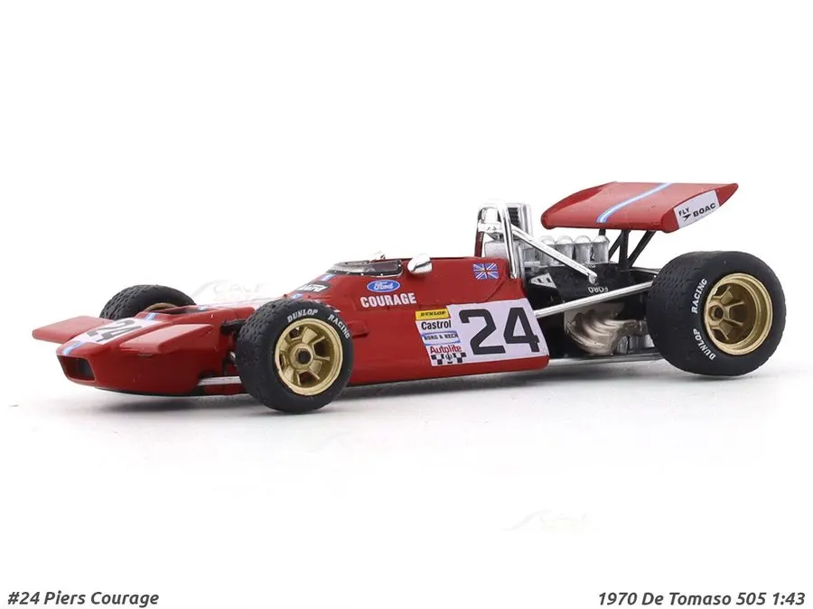 Vintage-style Open-Wheel 1:43 Collectible — Titanium