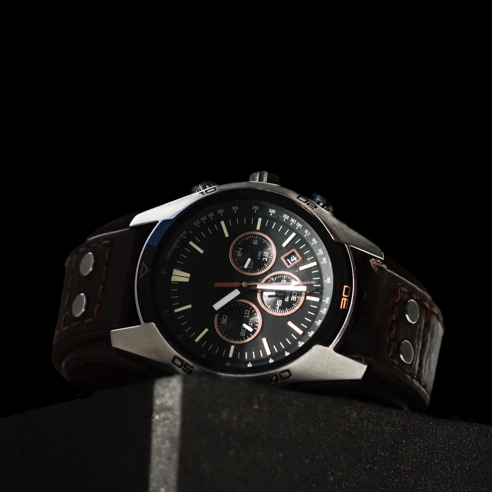 Carbon Motorsport Chronograph Watch