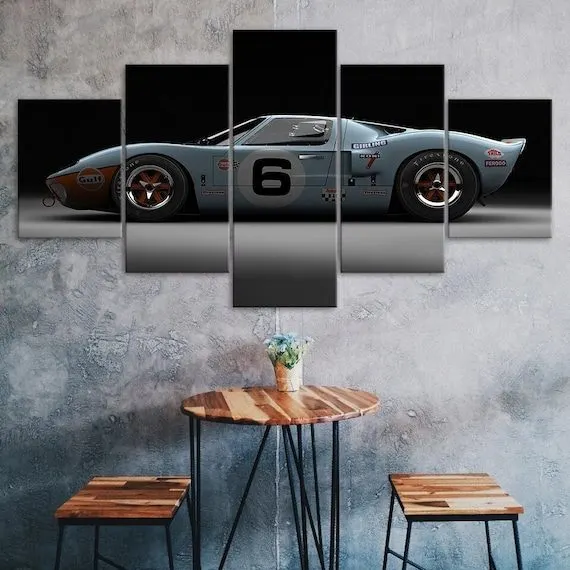 Classic Motorsport Framed Print — Silver