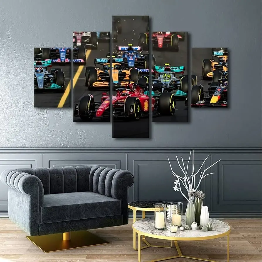 Circuit Motorsport Framed Print — Onyx