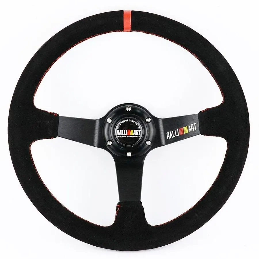 Suede Rally Steering Wheel