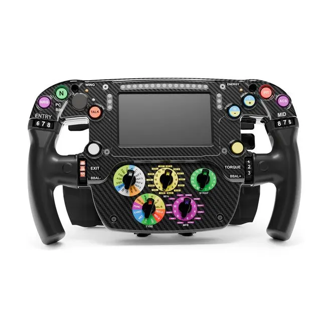 Carbon Replica Racing Steering Wheel Display