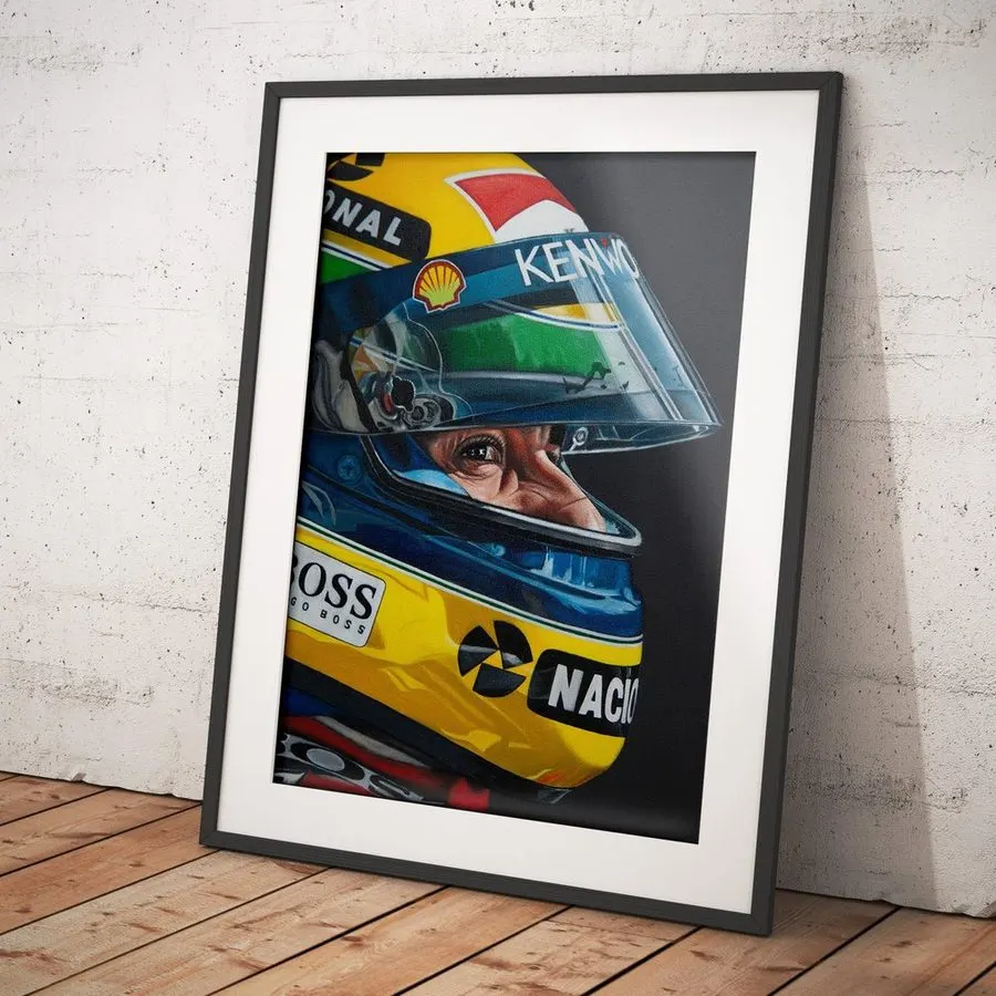 Touring Motorsport Framed Print — Carbon