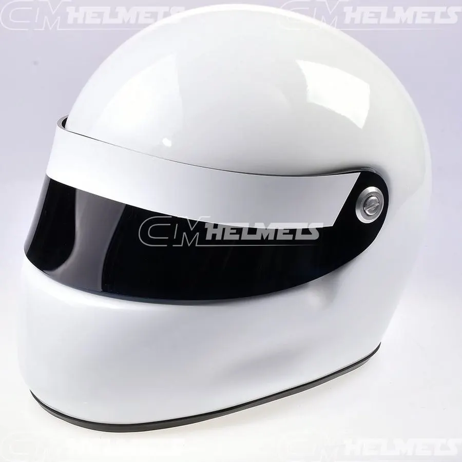 Ivory Replica Racing Helmet 1:2 Display