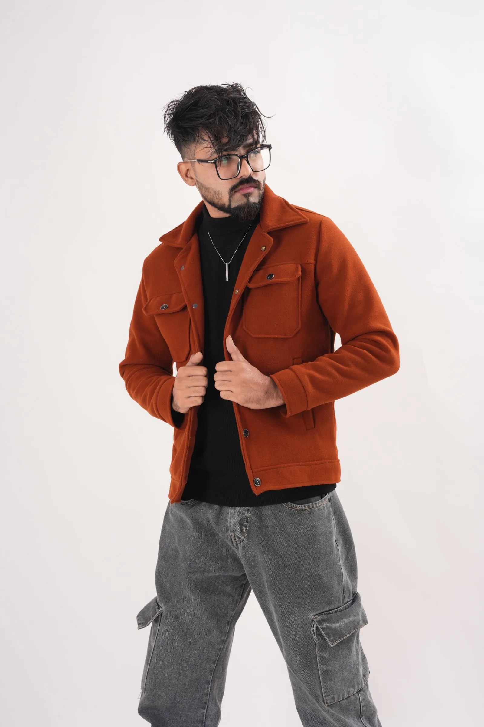 Olive Racing Softshell Jacket