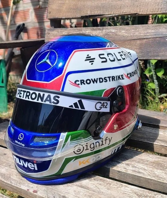 Circuit Collector Helmet — Ivory Livery