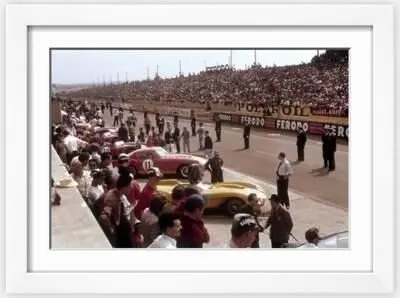 Endurance Motorsport Framed Print — Titanium