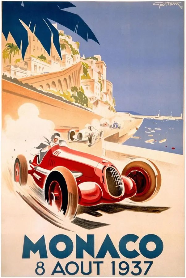Heritage Motorsport Framed Print — Gold Edition